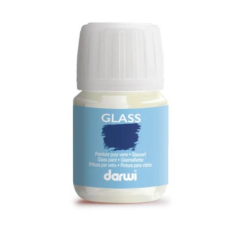 DARWI Flacon de 30 ml de Diluant pour Peinture sur Verre - Transparent