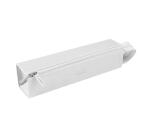 Rhodiarama trousse plumier simili cuir italien 23x5x5 cm - Blanc