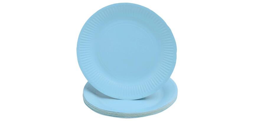 20 round cardboard plates, Ø 23 cm