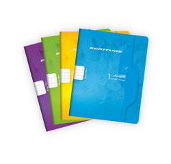 Cahier d'écriture piqué 7000 17x22 cm 32 pages double ligne 2 mm + interligne verticale 70 g - Assortis