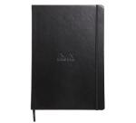 Webnotebook A4 192 pages dot papier ivoire 90g fermeture élastique - Noir