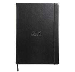 Webnotebook A4 192 pages dot papier ivoire 90g fermeture élastique - Noir