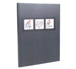 Livre d'or 100 pages tranche argent Me & You - Noir