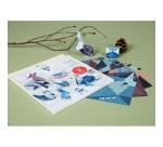 KIT ORIGAMI, Pochette de 60 feuilles 70g/m2 3 formats - Décor Animaux de la forêt - Multicolore
