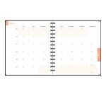 Agenda de bureau Lady 18S spiralé Dodo & Cath 15 x 17 cm Semainier Janvier à Décembre 2026 - Visuel