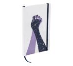 Adolie, Carnet brochure souple A5 14,8x21 cm, 128 pages, ligné, marquepage, fermeture à élastique, ass.