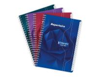 Répertoire reliure intégrale 7000 A5 180 pages petits carreaux 70 g - Assortis