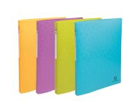 Classeur 4 anneaux 15mm polypropylène recyclé Pop'N Co - Couleurs assorties