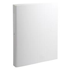 Classeur rembordé polypropylène 2 anneaux ronds de 25mm sur 3eme de couverture