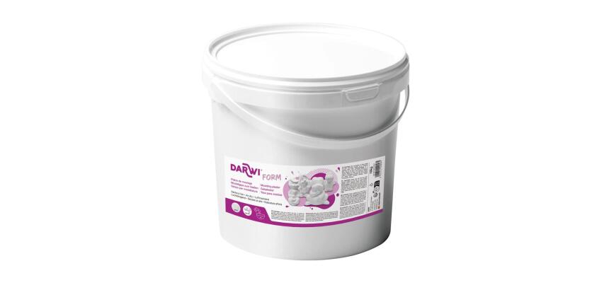 DARWI Seau de 10 kg de plâtre de moulage blanc