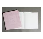 Livre d'or 140 pages tranche argent AutentiK - Rose candy