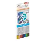 Darwi For You boite de 12 crayons de couleur aquarellables - Assortiment