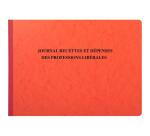 Piqûre 27x38cm - Journal des Recettes Dépenses des Professions libérales 80 pages (version français)