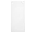 Paquet 100 fiches intercalaires horizontales unies perforées - 105x240mm
