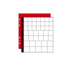 Sachet de 3 recharges numismatiques 43 cases de diamètre 20-25-30mm - 24 ,5x25 cm - Cristal