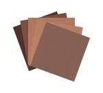 CUIR SYNTHÉTIQUE, Pochette de 5 pièces (épaisseur 0,8mm) au format 30.5x30.5cm - Assortiment