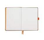 Rhodiarama Goalbook rembordé rigide A5 240 pages dot papier blanc 90g - Taupe