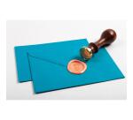 Manche en bois teinté sur broche