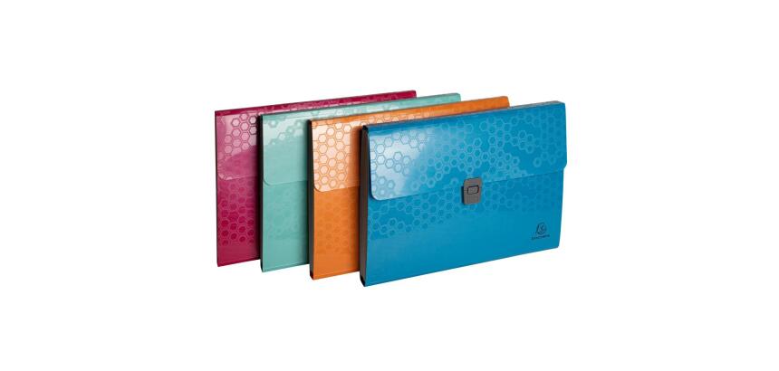 Trieur valisette polypropylene recyclé Maïa - A4 - Couleurs assorties