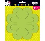 FORMES A DECORER, Sachet de 20 formes 130g/m² au format 17x16,5cm - Fleurs - Assortiment