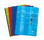 Cahier de textes brochure 17x22cm 144 pages grands carreaux Couleur aléatoire - Assortis