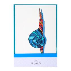 CARTE DOUBLE + ENVELOPPE C6 ENCRE&PLUME, SOUS SACHET