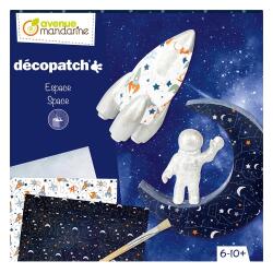 Coffret créatif, Décopatch, Espace - Bleu