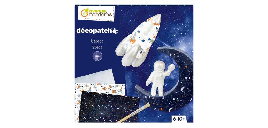 Coffret créatif, Décopatch, Espace - Bleu