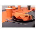 Kartonnen bord rond 230 mm zwart - 20 stuks