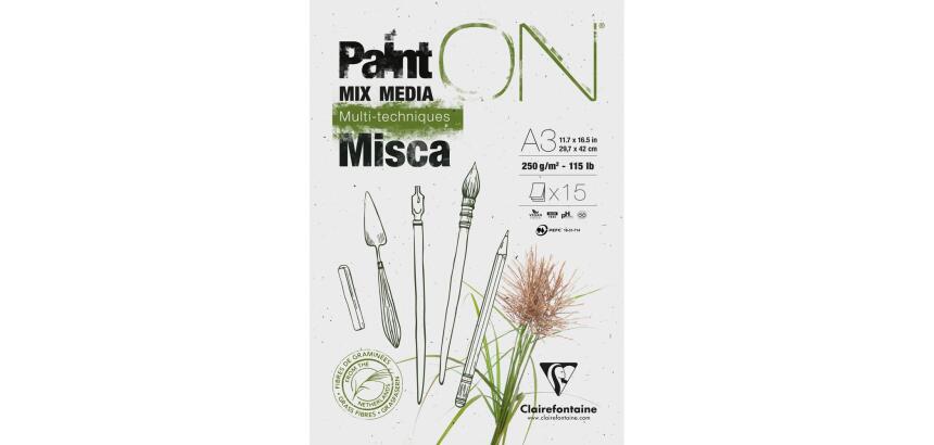 PaintON Misca bloc collé 15F A3 250g