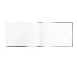 Goldline carnet rembordé rigide 50F A4 140g paysage - Blanc