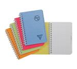 Répertoire reliure intégrale Linicolor FRESH 9,5x14cm 96 pages petits carreaux couverture plastique polypropyène rainuré Couleur aléatoire - Assortis