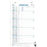 Calendrier Bloc mensuel avec feuillets détachables sans support 13 x 23 cm 2026
