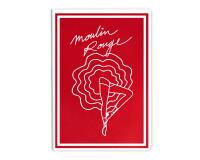 Moulin Rouge, Carnet brochure souple A5 14,8x21 cm, 128 pages, ligné, ass.