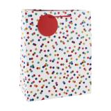 Pois, sac large 26,5x14x33 cm - Multicolore