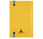 Carnet Iderama 170x110, 192 pages lignées - Jaune