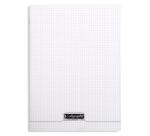 Cahier piqué 8000 POLYPRO 24x32 cm 48 pages petits carreaux 90 g - Incolore