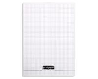 Cahier piqué 8000 POLYPRO 24x32 cm 48 pages petits carreaux 90 g - Incolore