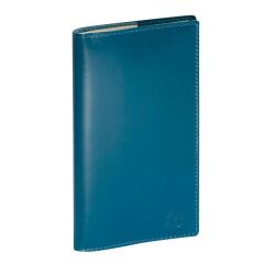 Agenda de poche Espace 17 Volga 17,5 x 9 cm Semainier Janvier à décembre 2026 - Bleu canard