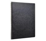 Cahier reliure intégrale Age Bag A4 100 pages ligné + marge - Noir
