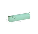 CUIR TEINTÉ Trousse Ø5,5x22 cm Vert pistache