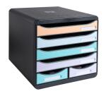 Cassettiera Big Box Maxi 6 cassetti Aquarel - Colori assortiti