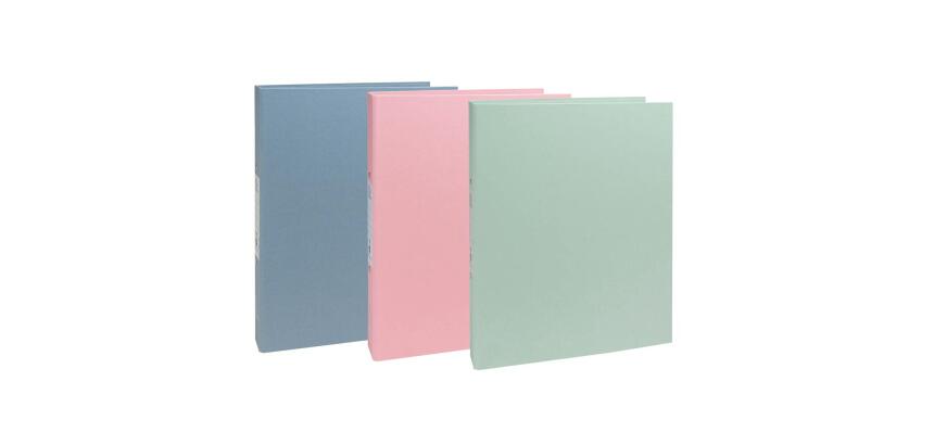 Classeur rigide recyclé 2 anneaux 30mm Autentik - Couleurs assorties