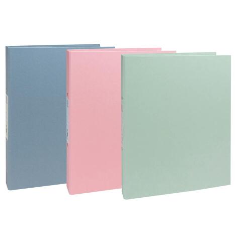 Classeur rigide recyclé 2 anneaux 30mm Autentik - Couleurs assorties