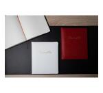 Livre d'or Cuir Alpille 140 pages ivoire - 26x22cm vertical