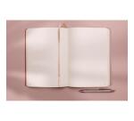 Terracotta, DaytoDay journal A5 14,8x21 cm, 192 pages, dot, pochette à soufflet au dos, marquepage, fermeture élastique, ass.