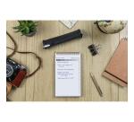 My.task.manager Age Bag bloc de bureau reliure intégrale en-tête 12x20 cm 250 pages détachables réglure DOT au verso - Noir