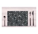 Barquette de 400 sets de table papier gaufré recyclé 80g/m2, Natte - Format 30x40cm - Natte