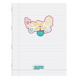 Cahier de vie piqué 8000 POLYPRO 24x32 cm 96 pages ligné + marge/uni 90 g - Incolore