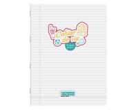 Cahier de vie piqué 8000 POLYPRO 24x32 cm 96 pages ligné + marge/uni 90 g - Incolore